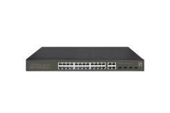 LevelOne GES-2128P netwerk-switch Managed L2 Gigabit Ethernet (10/100/1000) Power over Ethernet (PoE) Zwart