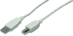 LogiLink 5m USB 2.0 USB-kabel USB A Mini-USB B 0,48 Gbit/s Grijs - Afbeelding 2