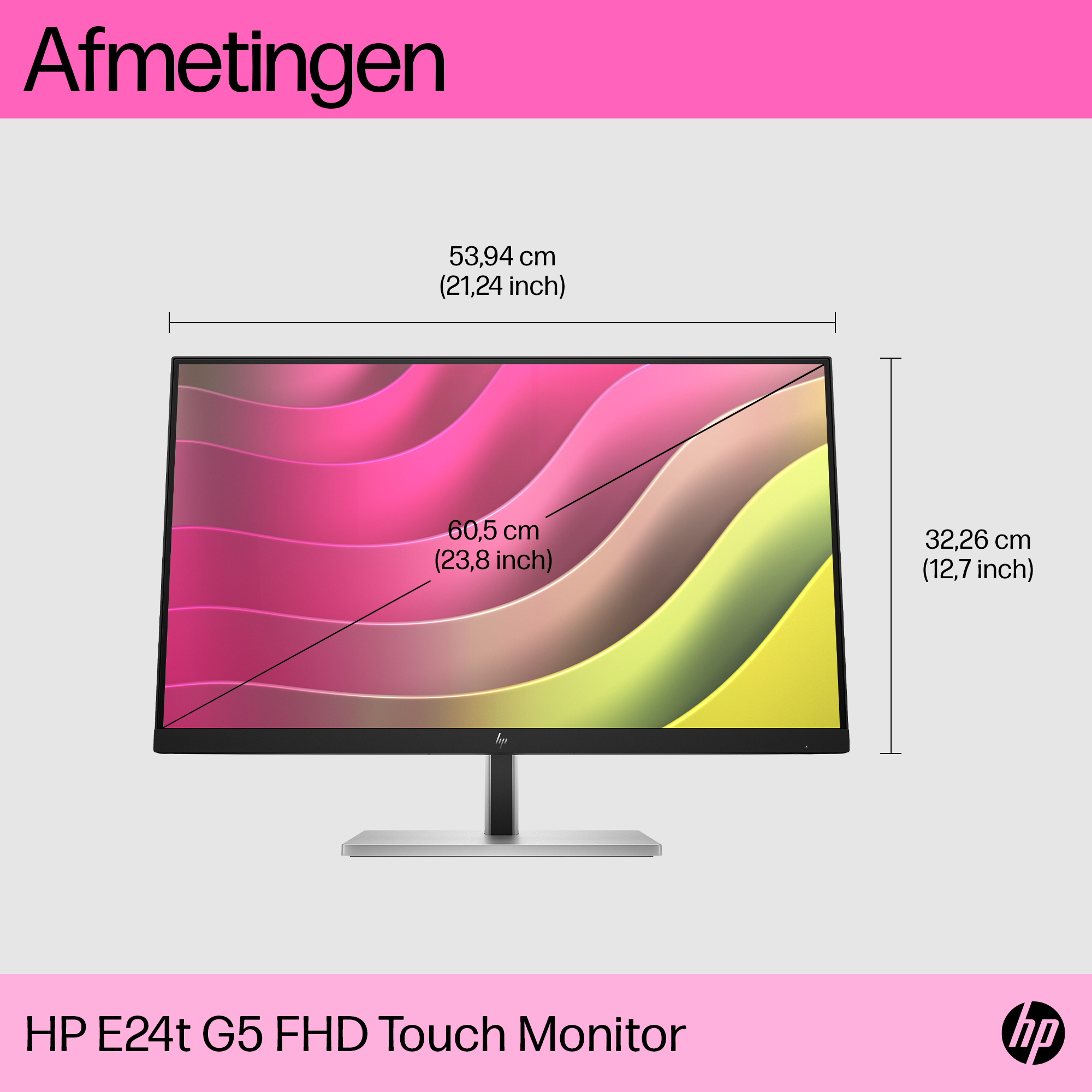 HP E24t G5 FHD Touch Monitor - Afbeelding 10