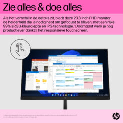 HP E24t G5 FHD Touch Monitor - Afbeelding 12