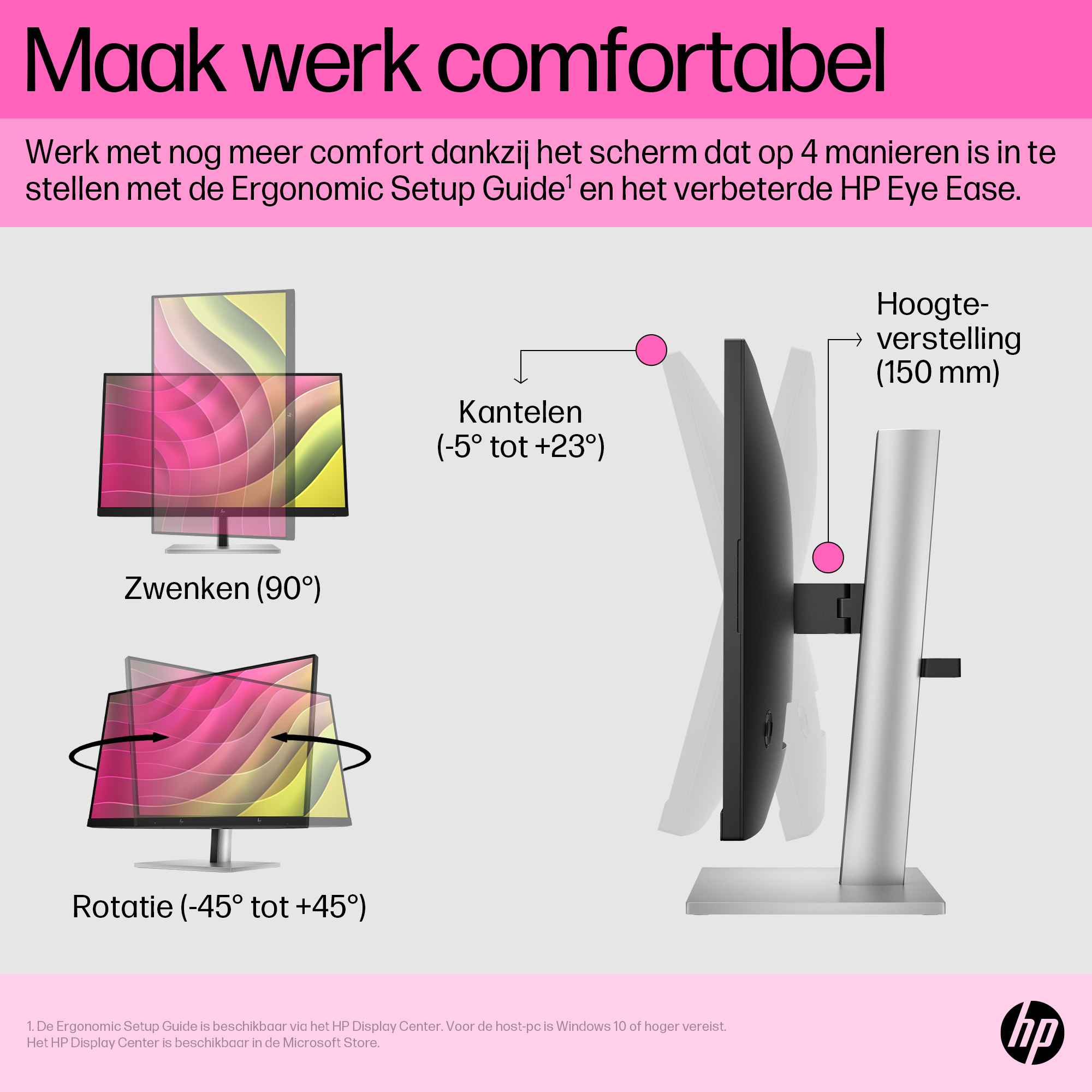 HP E24t G5 FHD Touch Monitor - Afbeelding 13