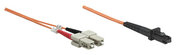 Intellinet 5m MTRJ/SC InfiniBand en Glasvezelkabel MT-RJ Oranje - Afbeelding 2