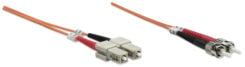 Intellinet 2m ST/SC InfiniBand en Glasvezelkabel Oranje - Afbeelding 3