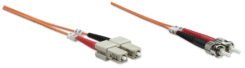 Intellinet 10m ST/SC InfiniBand en Glasvezelkabel Oranje - Afbeelding 3