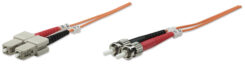 Intellinet 10m ST/SC InfiniBand en Glasvezelkabel Oranje - Afbeelding 2