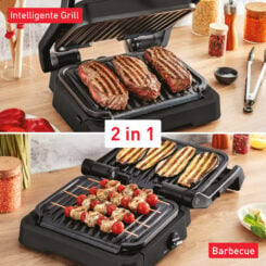 Tefal OptiGrill 2in1 OptiGrill 2-in-1 GC7728 intelligente grill en bbq zwart - Afbeelding 3