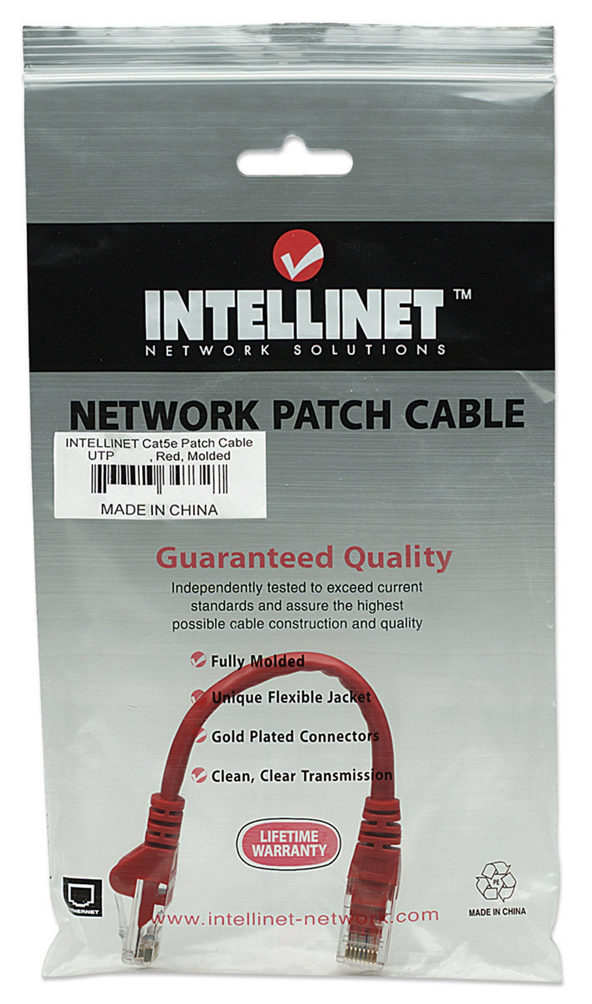 Intellinet Cat5e UTP netwerkkabel Rood 0,5 m U/UTP (UTP) - Afbeelding 5