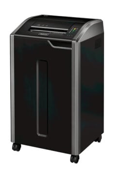 Fellowes 425Ci papiervernietiger Kruisversnippering 30 cm Zwart, Zilver - Afbeelding 2