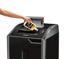Fellowes 425Ci papiervernietiger Kruisversnippering 30 cm Zwart, Zilver - Afbeelding 4
