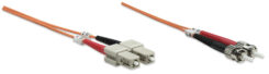 Intellinet 1.0m ST-SC M/M InfiniBand en Glasvezelkabel 1 m Oranje - Afbeelding 3