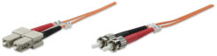Intellinet 1.0m ST-SC M/M InfiniBand en Glasvezelkabel 1 m Oranje - Afbeelding 2