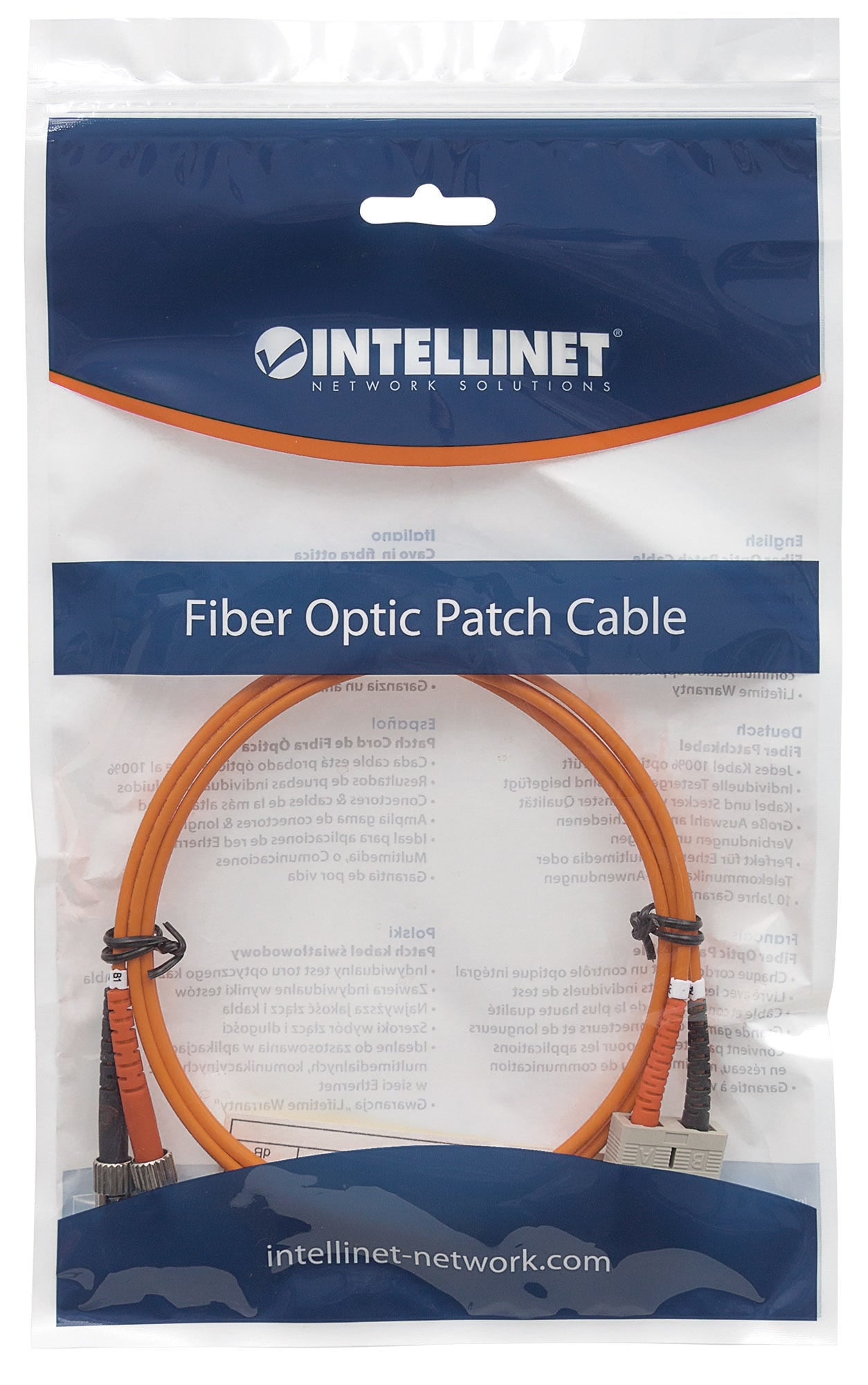 Intellinet 2.0m ST-SC M/M InfiniBand en Glasvezelkabel 2 m Oranje - Afbeelding 6