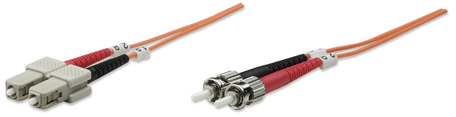 Intellinet 2.0m ST-SC M/M InfiniBand en Glasvezelkabel 2 m Oranje - Afbeelding 2