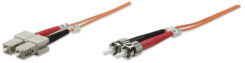 Intellinet 2.0m ST-SC M/M InfiniBand en Glasvezelkabel 2 m Oranje