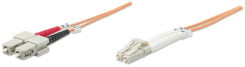 Intellinet 5.0m LC-SC M/M InfiniBand en Glasvezelkabel 5 m Oranje - Afbeelding 2