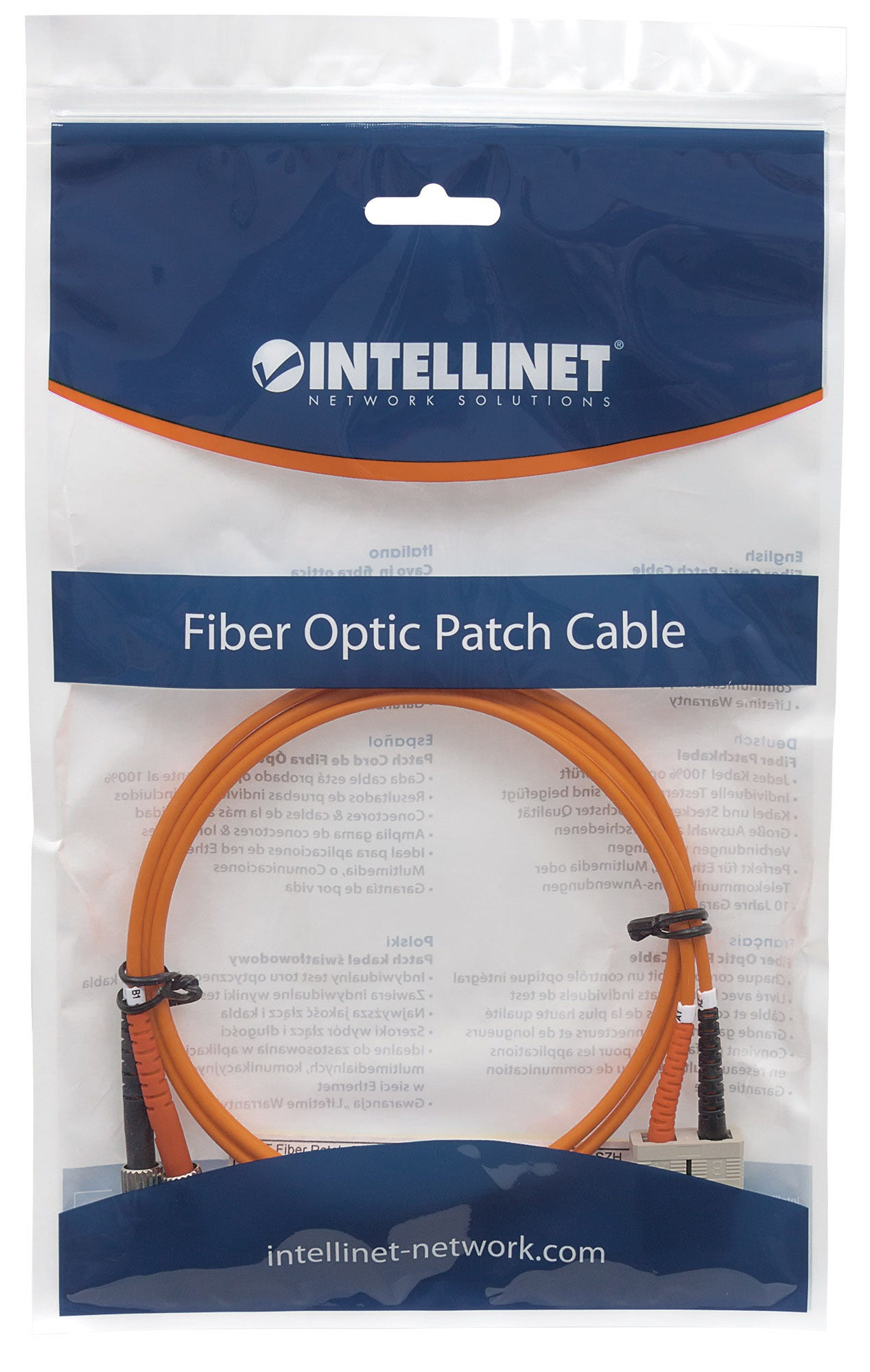 Intellinet 1m ST/SC InfiniBand en Glasvezelkabel Oranje - Afbeelding 6