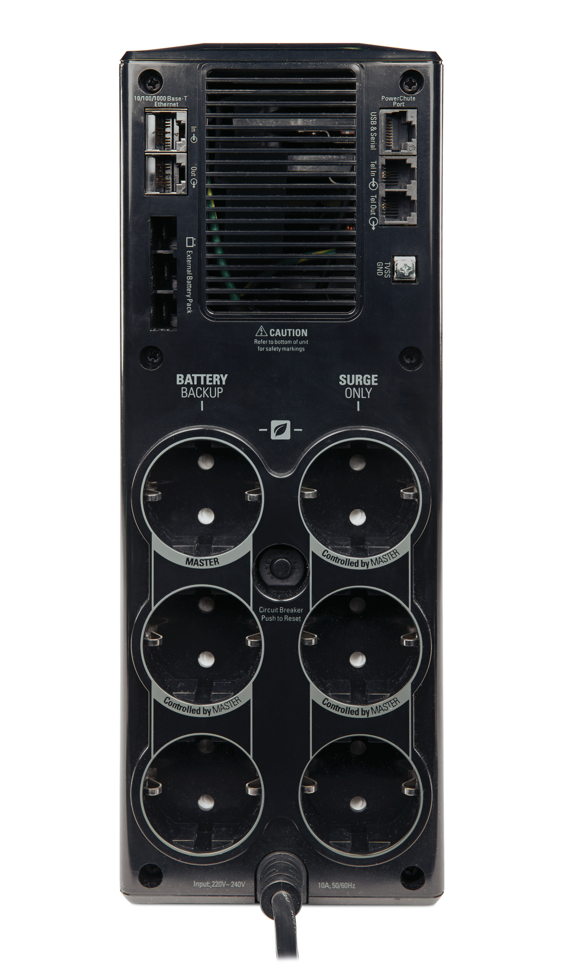 APC Back-UPS PRO BR1500G-GR - Noodstroomvoeding, 1500VA, 6x stopcontact, USB, uitbreidbare runtime - Afbeelding 3