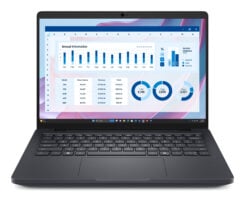 DELL Pro Max 14 MC14255 Copilot+ PC AMD Ryzen AI 7 PRO 350 Mobiel werkstation 35,6 cm (14") Full HD+ 32 GB LPDDR5x-SDRAM 1 TB SSD Wi-Fi 7 (802.11be) Windows 11 Pro Engels Zwart
