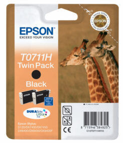 Epson Giraffe Dubbelpack T0711H DURABrite Ultra Ink