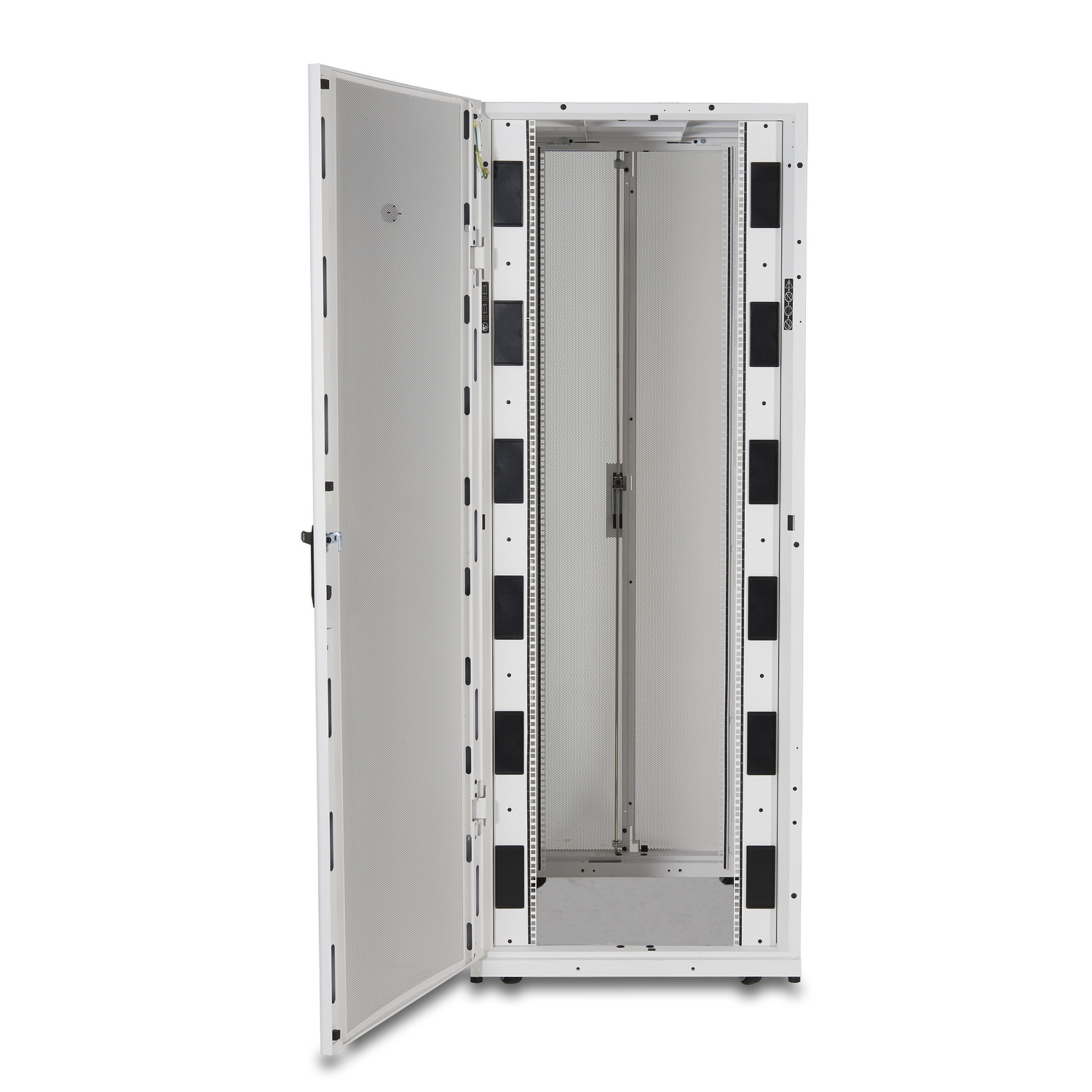 APC NetShelter SX 42U 750mm brede x 1070mm diepe behuizing met zijden, wit - Afbeelding 6