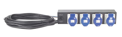 APC Rack PDU AP7586 - Basic, 2U, 32A, 230V, (4x) IEC60309, aanpasbaar power cord (zonder stekker) - Afbeelding 2