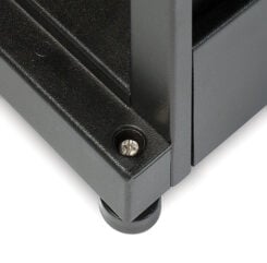 APC NetShelter SX 48U 600mm(b) x 1200mm(d) 19" IT rack, behuizing met zijpanelen, zwart, Shock Packaging - Afbeelding 4