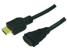 LogiLink HDMI/HDMI, 5.0m HDMI kabel 5 m HDMI Type A (Standaard) Zwart - Afbeelding 2