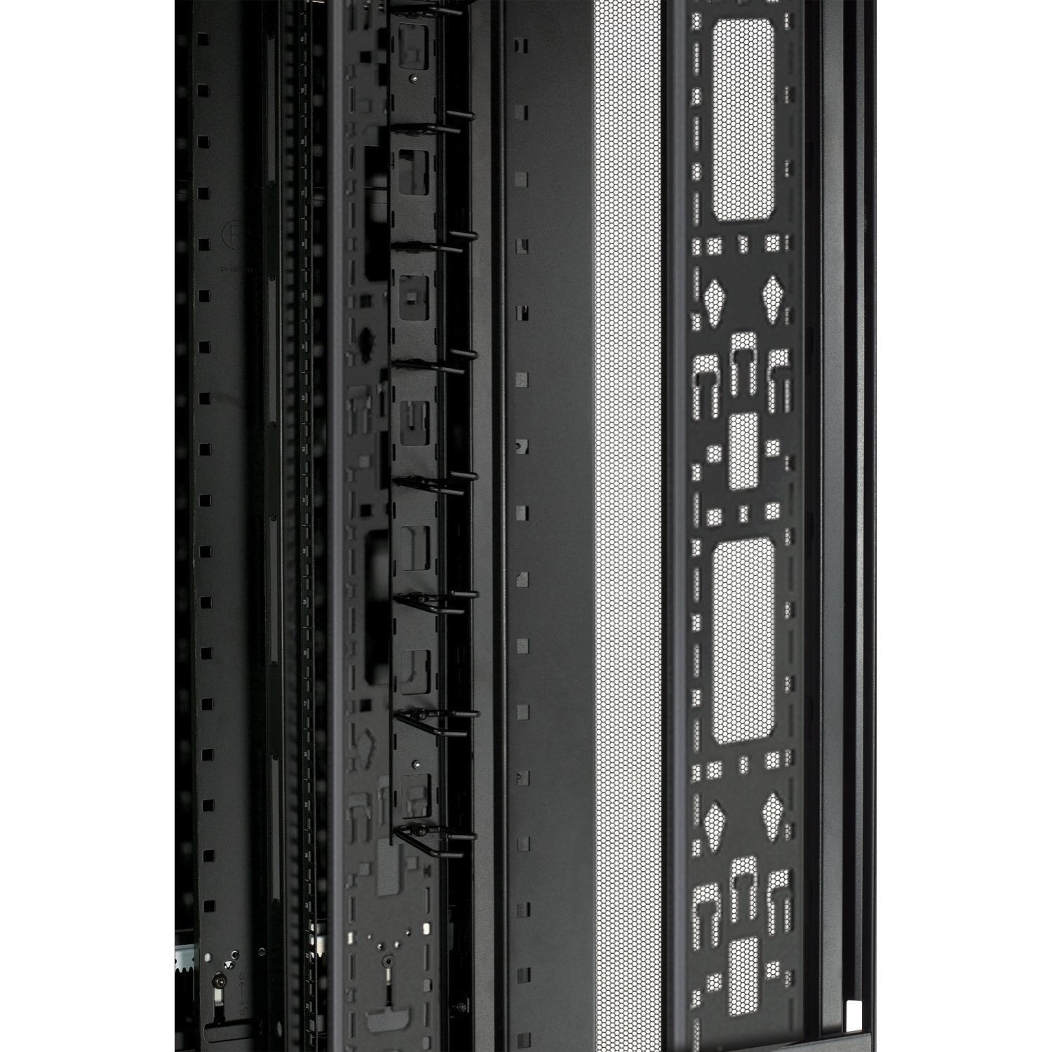APC NetShelter SX 42U 750mm(b) x 1070mm(d) 19" IT rack, behuizing zonder deuren en zijpanelen, zwart - Afbeelding 3