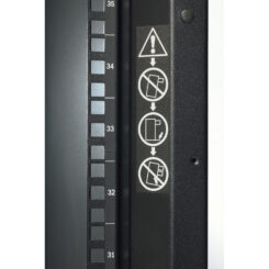 APC NetShelter SX 42U 600mm(b) x 1070mm(d) 19" IT rack, behuizing zonder deuren, zwart - Afbeelding 8
