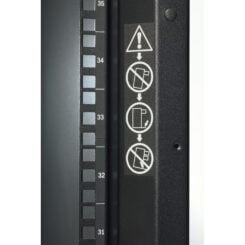 APC NetShelter SX 42U 600mm(b) x 1070mm(d) 19" IT rack, behuizing zonder deuren & zijpanelen, zwart - Afbeelding 8
