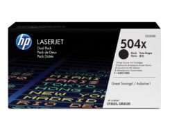 HP 504X originele high-capacity zwarte LaserJet tonercartridge, 2-pack - Afbeelding 2
