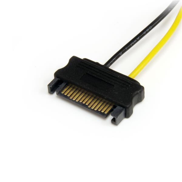 StarTech.com 15cm SATA Voeding naar 6-pins PCI Express Videokaart Voeding Verloopkabel - Afbeelding 3
