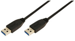 LogiLink CU0038 USB-kabel USB 3.2 Gen 1 (3.1 Gen 1) 1 m USB A Zwart - Afbeelding 2