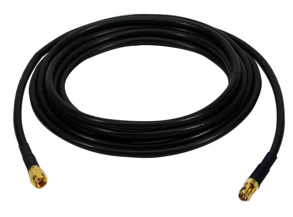 LogiLink 5m RP-SMA M/F Signaalkabel Zwart