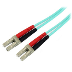StarTech.com 10m LC/UPC naar LC/UPC OM3 Multimode Glasvezel Netwerkkabel, Full Duplex 50/125µm Zipcord Fiber, 100G Netwerken, LOMMF/VCSEL, <0.3dB Low Insertion Loss, LSZH Fiber Optic Patch Kabel - Afbeelding 2