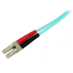 StarTech.com 10m LC/UPC naar LC/UPC OM3 Multimode Glasvezel Netwerkkabel, Full Duplex 50/125µm Zipcord Fiber, 100G Netwerken, LOMMF/VCSEL, <0.3dB Low Insertion Loss, LSZH Fiber Optic Patch Kabel - Afbeelding 3