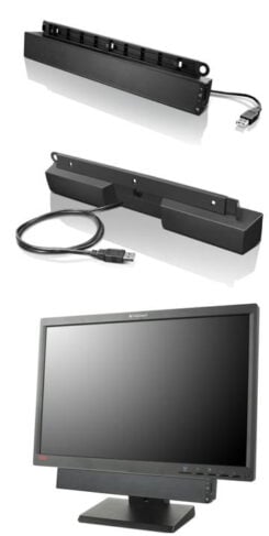 Lenovo USB Soundbar Zwart 2.0 kanalen 2,5 W
