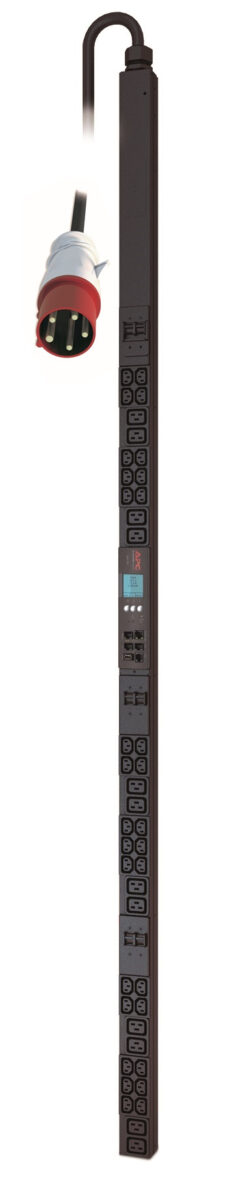 APC Rack PDU AP8886 - Metered, ZeroU, 32A, 400V, (30x) C13 & (12x) C19, IEC 309 32A 3Fase stekker - Afbeelding 2