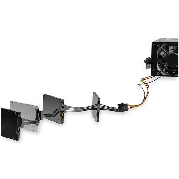 StarTech.com 4x SATA Voedingskabel Splitter Adapter - Afbeelding 7