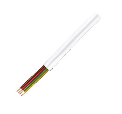 LogiLink CM04W telefoonkabel 100 m Wit - Afbeelding 2