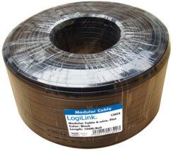 LogiLink CM04 telefoonkabel 100 m Zwart - Afbeelding 3