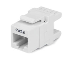 StarTech.com 180° Cat6 Contactbus RJ45 Ethernet Cat6 Wandcontactbus Wit Type 110 - Afbeelding 2