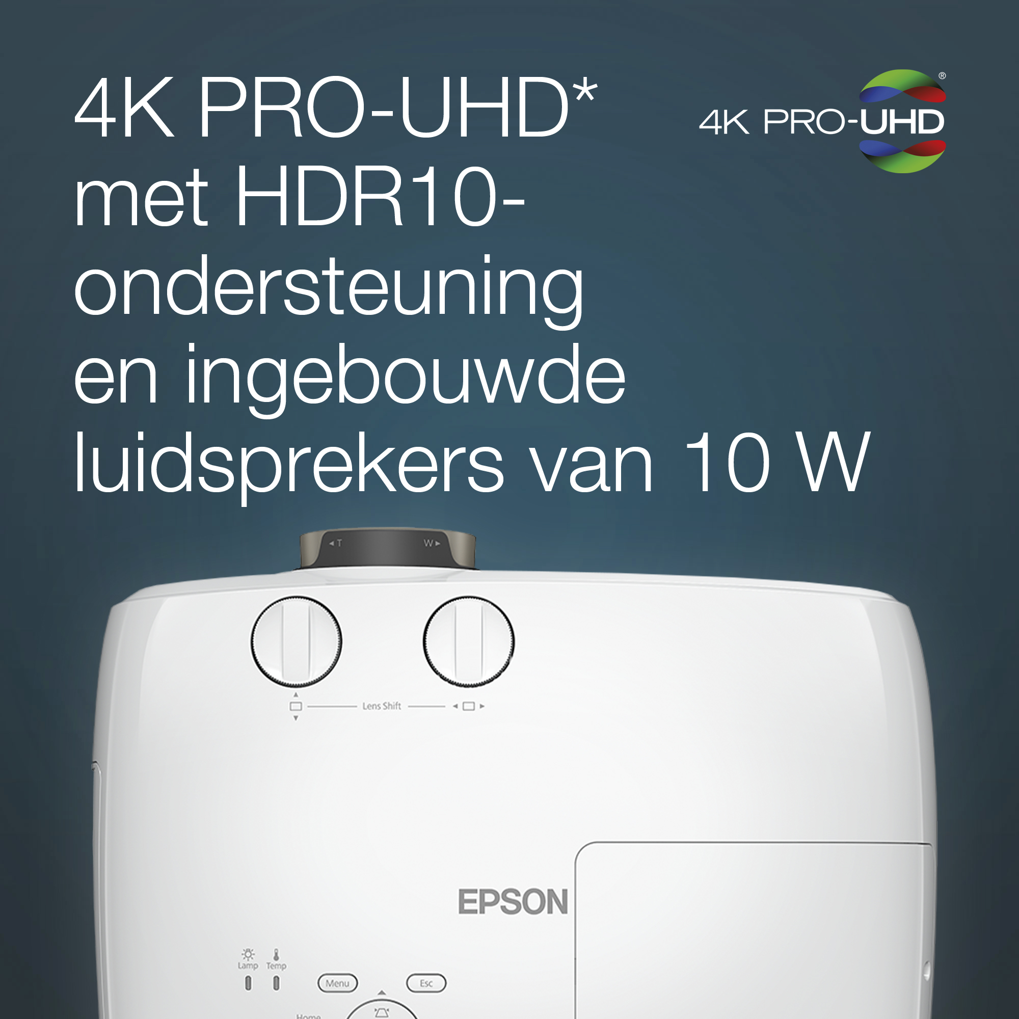 Epson EH-TW7100 4K PRO-UHD-projector, 3000 lumen, scherm van maximaal 500 inch - Afbeelding 9