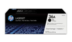 HP 36A originele zwarte LaserJet tonercartridge, 2-pack - Afbeelding 2