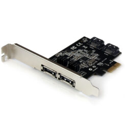 StarTech.com 2 Port PCI Express SATA 6 Gbps eSATA Controller Kaart, Dual Port PCIe SATA III Card, 2 Int/2 Ext, SATA III 6Gbps - Afbeelding 2