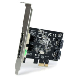 StarTech.com 2 Port PCI Express SATA 6 Gbps eSATA Controller Kaart, Dual Port PCIe SATA III Card, 2 Int/2 Ext, SATA III 6Gbps - Afbeelding 3