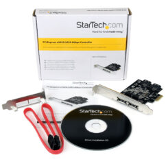 StarTech.com 2 Port PCI Express SATA 6 Gbps eSATA Controller Kaart, Dual Port PCIe SATA III Card, 2 Int/2 Ext, SATA III 6Gbps - Afbeelding 6