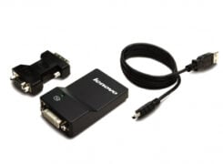 Lenovo USB 3.0 - DVI/VGA USB grafische adapter 2048 x 1152 Pixels Zwart - Afbeelding 3