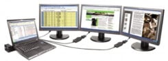 Lenovo USB 3.0 - DVI/VGA USB grafische adapter 2048 x 1152 Pixels Zwart - Afbeelding 6