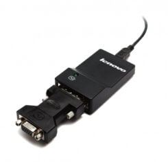 Lenovo USB 3.0 - DVI/VGA USB grafische adapter 2048 x 1152 Pixels Zwart - Afbeelding 4